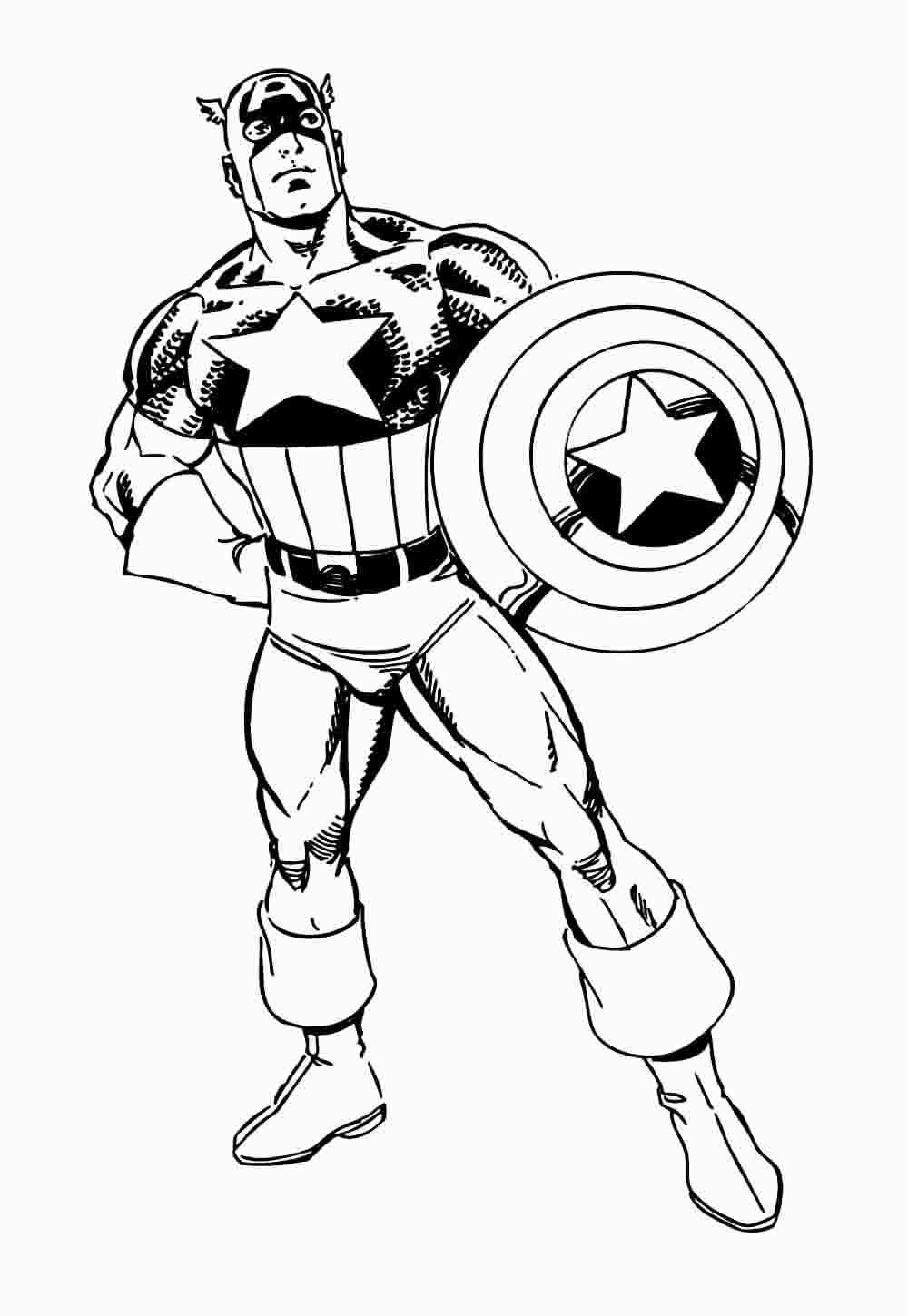 Desenho de Os Vingadores (Avengers) para imprimir