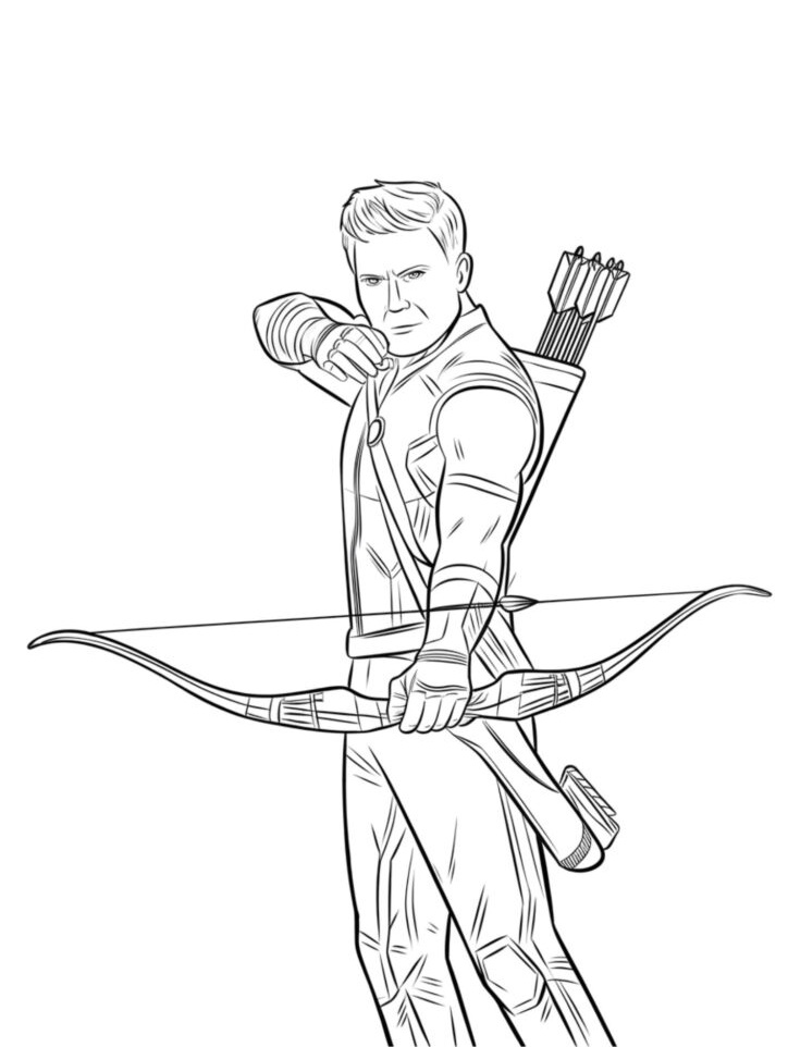 Desenho de Os Vingadores (Avengers) para imprimir