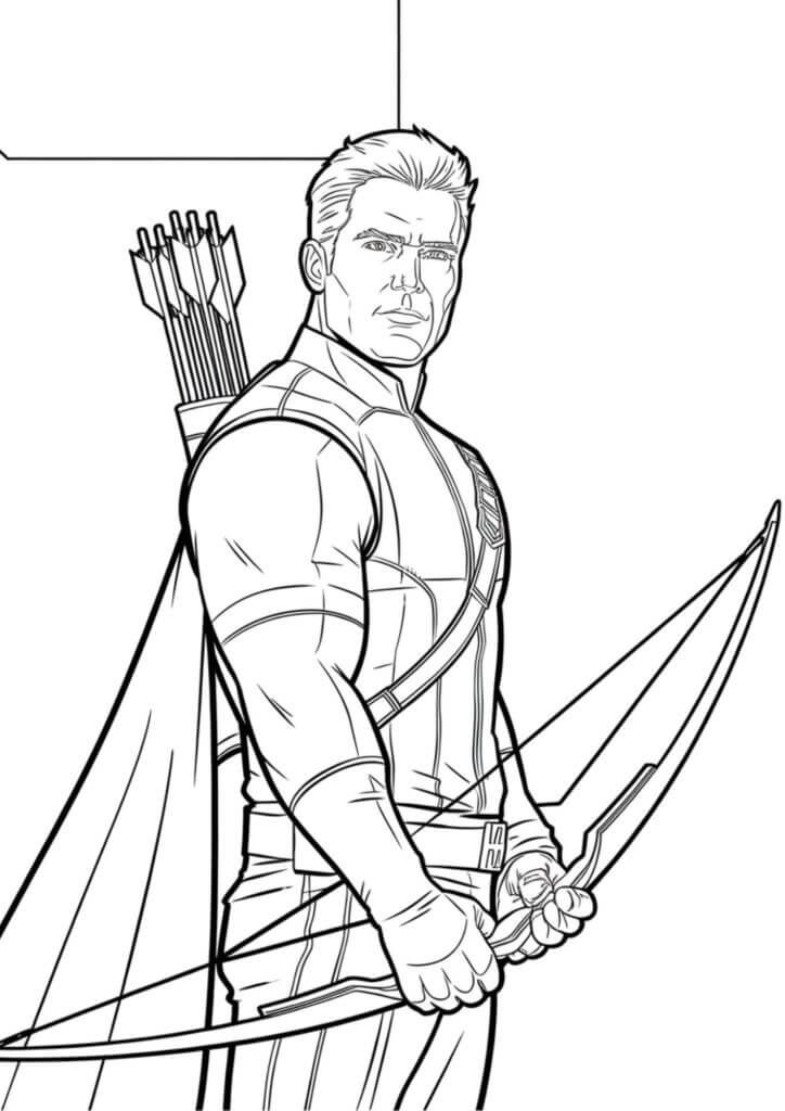 Desenho de Os Vingadores (Avengers) para imprimir