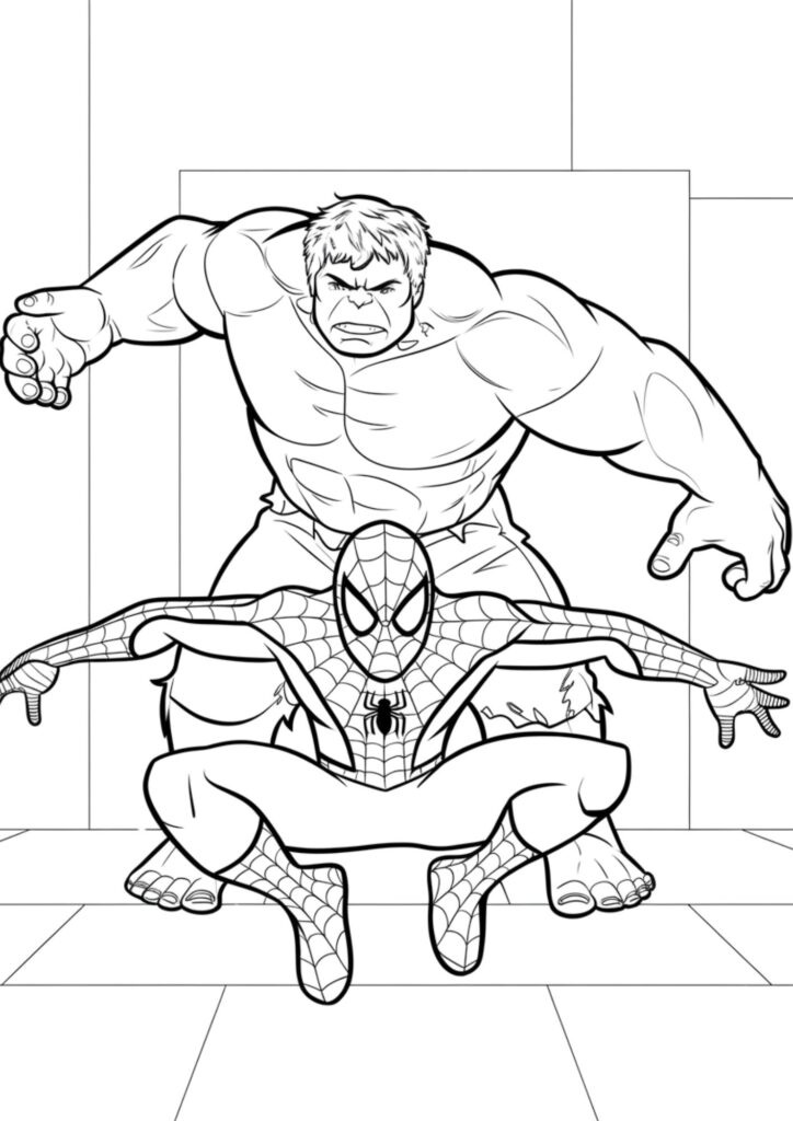 Desenho de Os Vingadores (Avengers) para imprimir