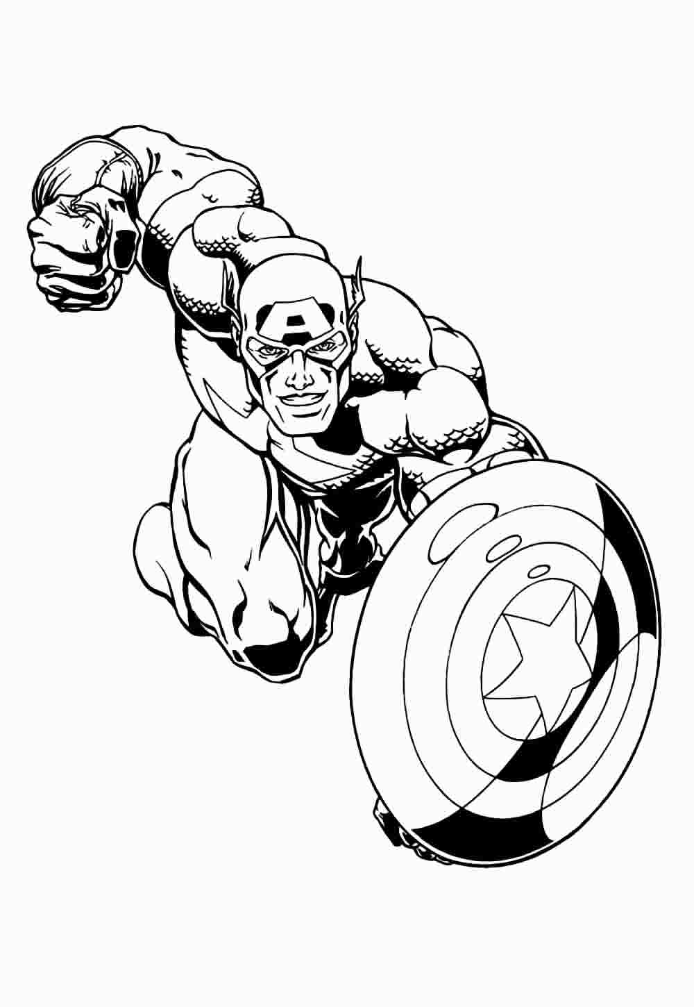 Desenho de Os Vingadores (Avengers) para imprimir