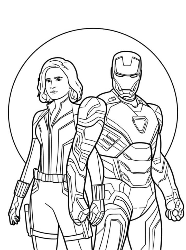 Desenho de Os Vingadores (Avengers) para imprimir