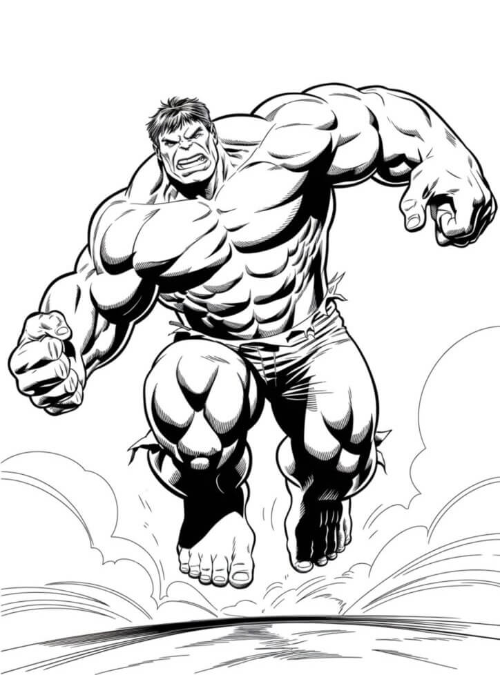 Desenho de Os Vingadores (Avengers) para imprimir