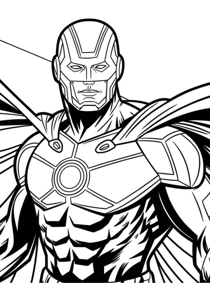 Desenho de Os Vingadores (Avengers) para imprimir