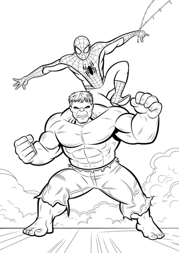 Desenho de Os Vingadores (Avengers) para imprimir