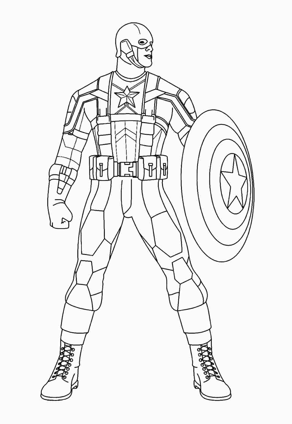 Desenho de Os Vingadores (Avengers) para imprimir
