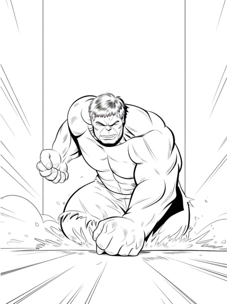 Desenho de Os Vingadores (Avengers) para imprimir