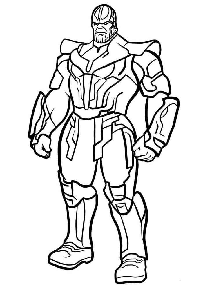 Desenho de Os Vingadores (Avengers) para imprimir