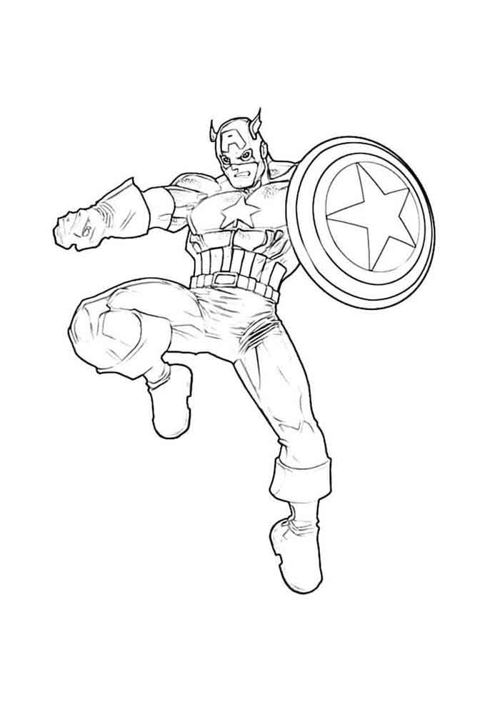 Desenho de Os Vingadores (Avengers) para imprimir