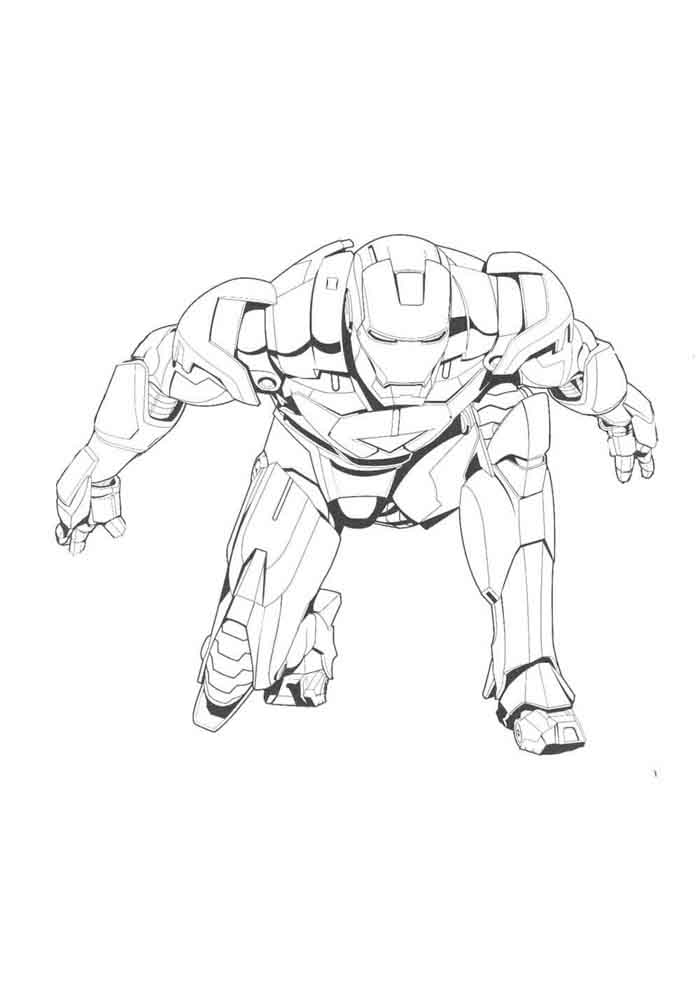 Desenho de Os Vingadores (Avengers) para imprimir