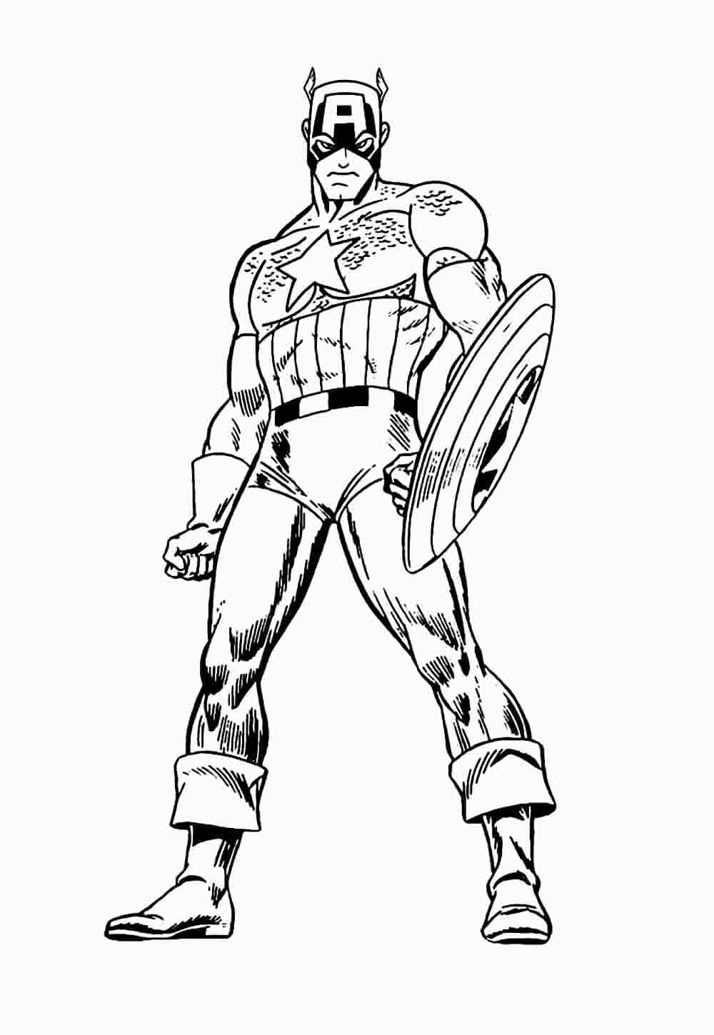Desenho de Os Vingadores (Avengers) para imprimir