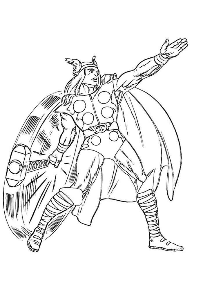 Desenho de Os Vingadores (Avengers) para imprimir