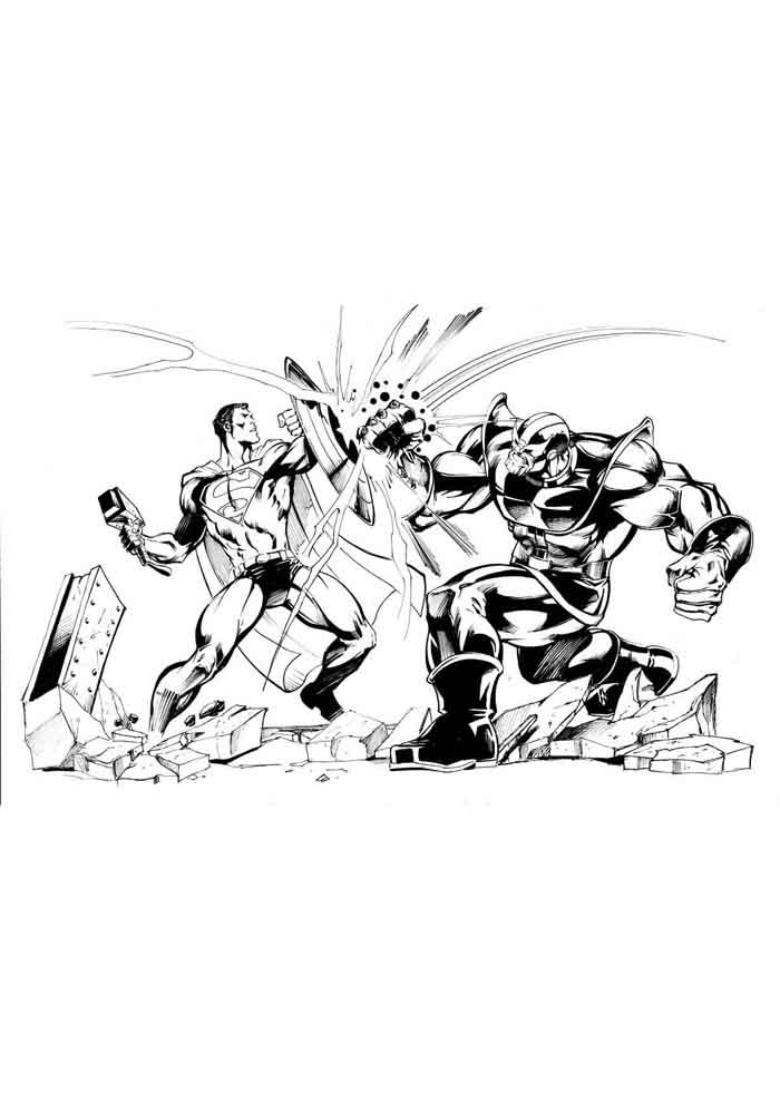 Desenho de Os Vingadores (Avengers) para imprimir