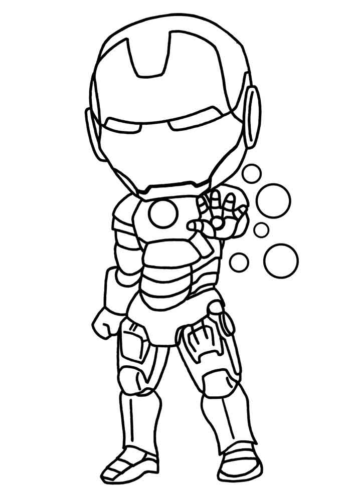 Desenho de Os Vingadores (Avengers) para imprimir