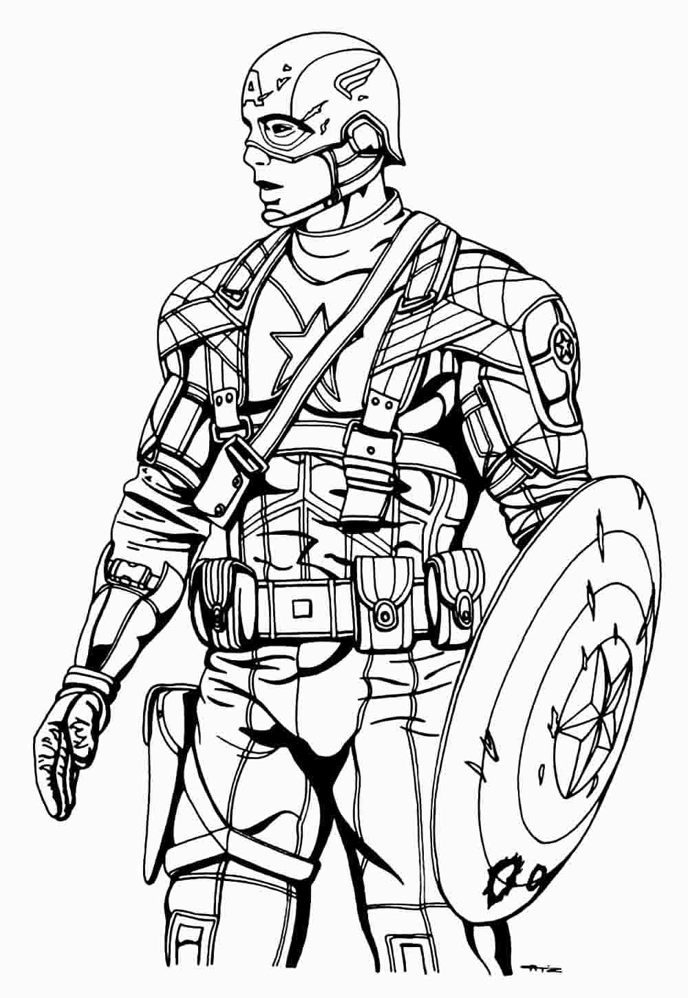 Desenho de Os Vingadores (Avengers) para imprimir