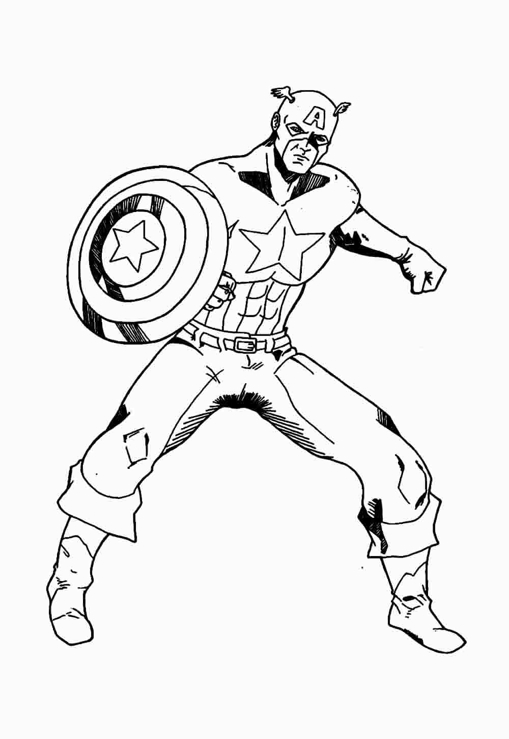 Desenho de Os Vingadores (Avengers) para imprimir