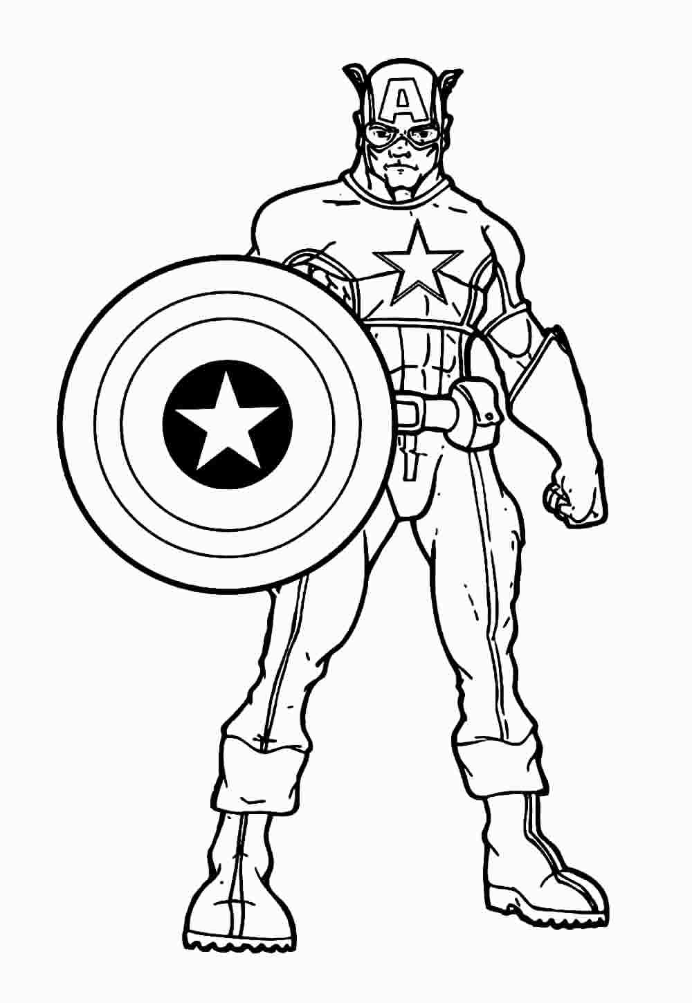 Desenho de Os Vingadores (Avengers) para imprimir