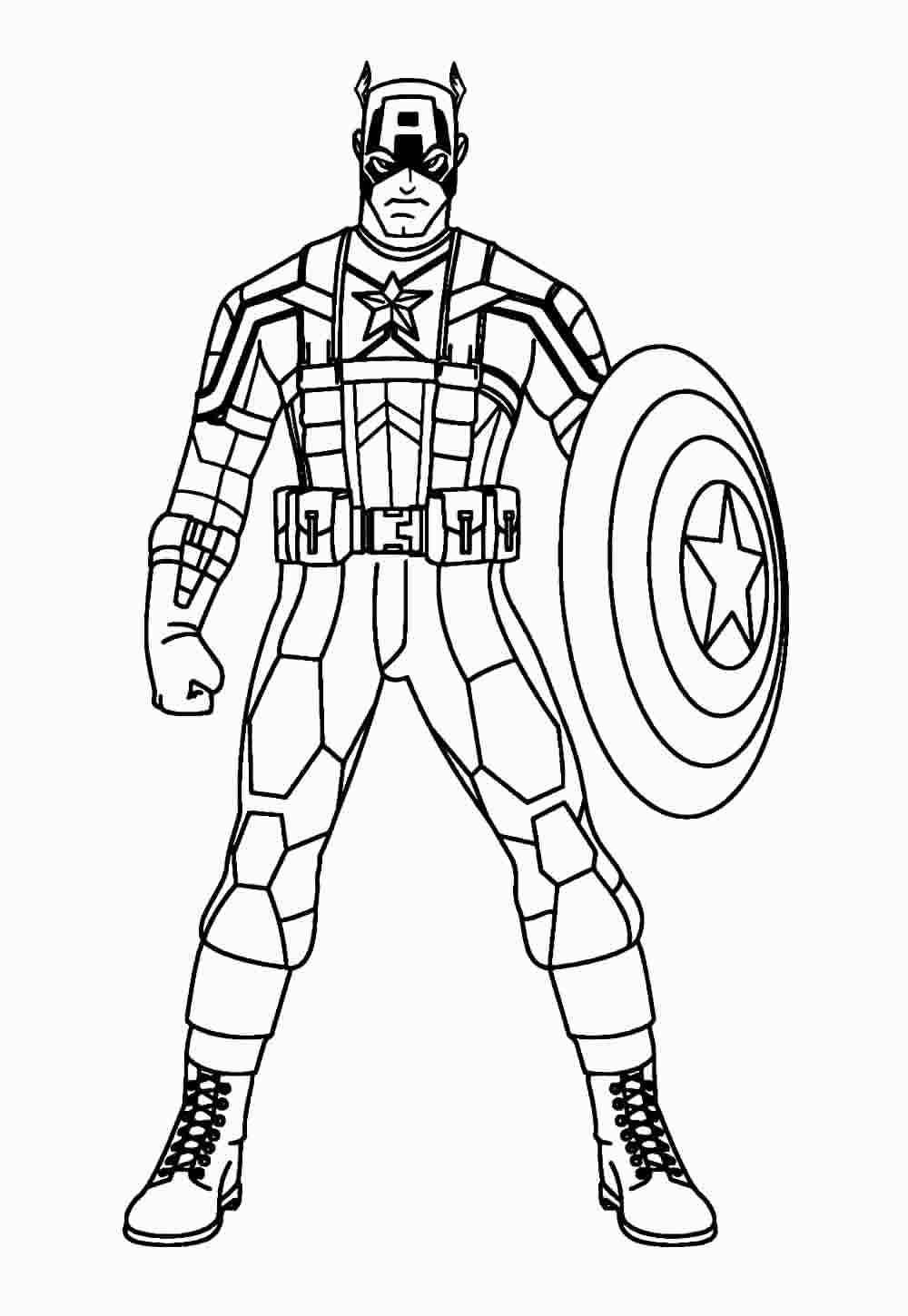 Desenho de Os Vingadores (Avengers) para imprimir
