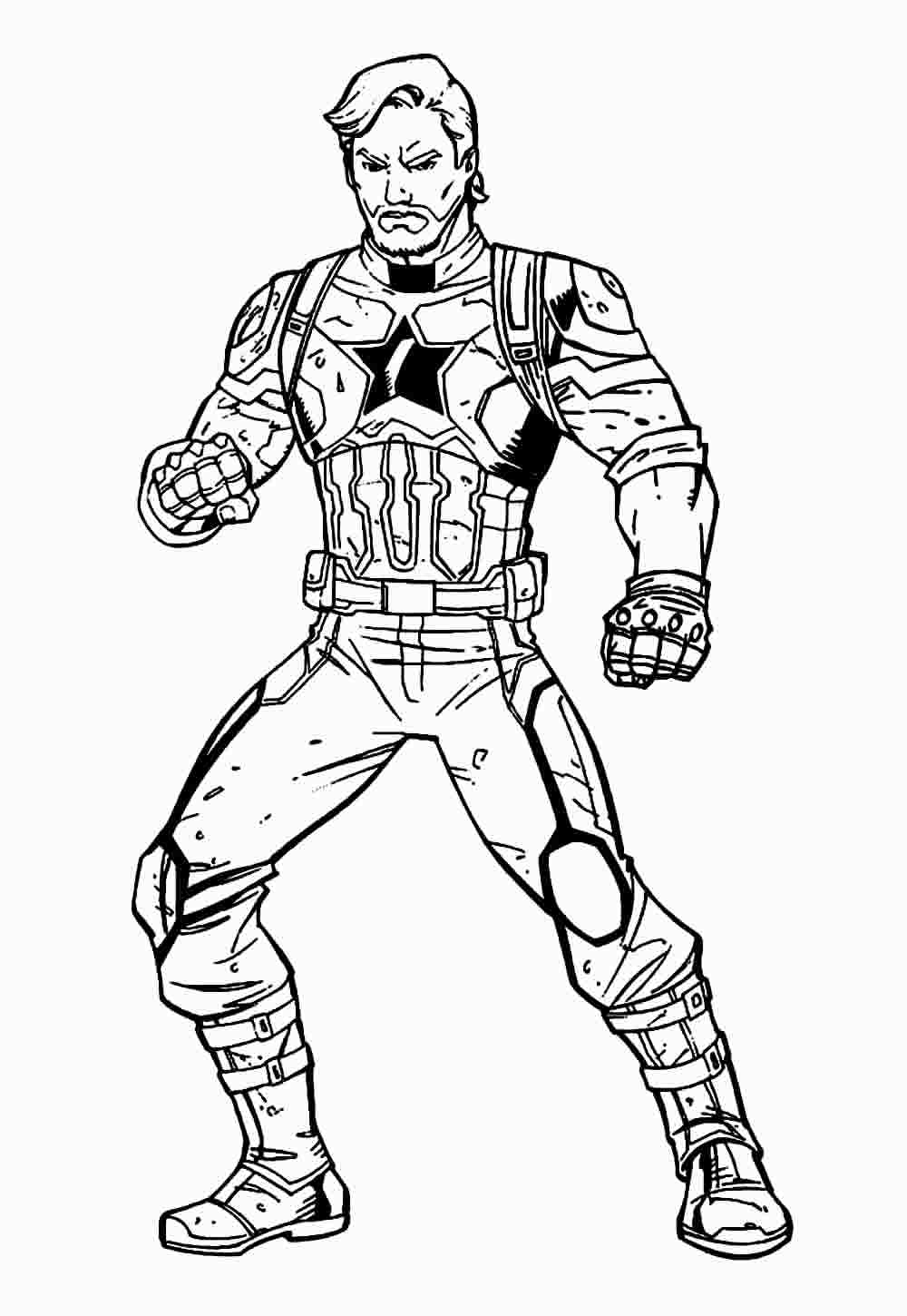 Desenho de Os Vingadores (Avengers) para imprimir