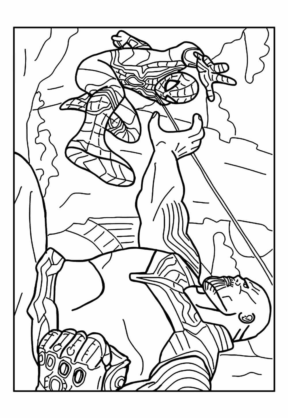 Desenho de Os Vingadores (Avengers) para imprimir