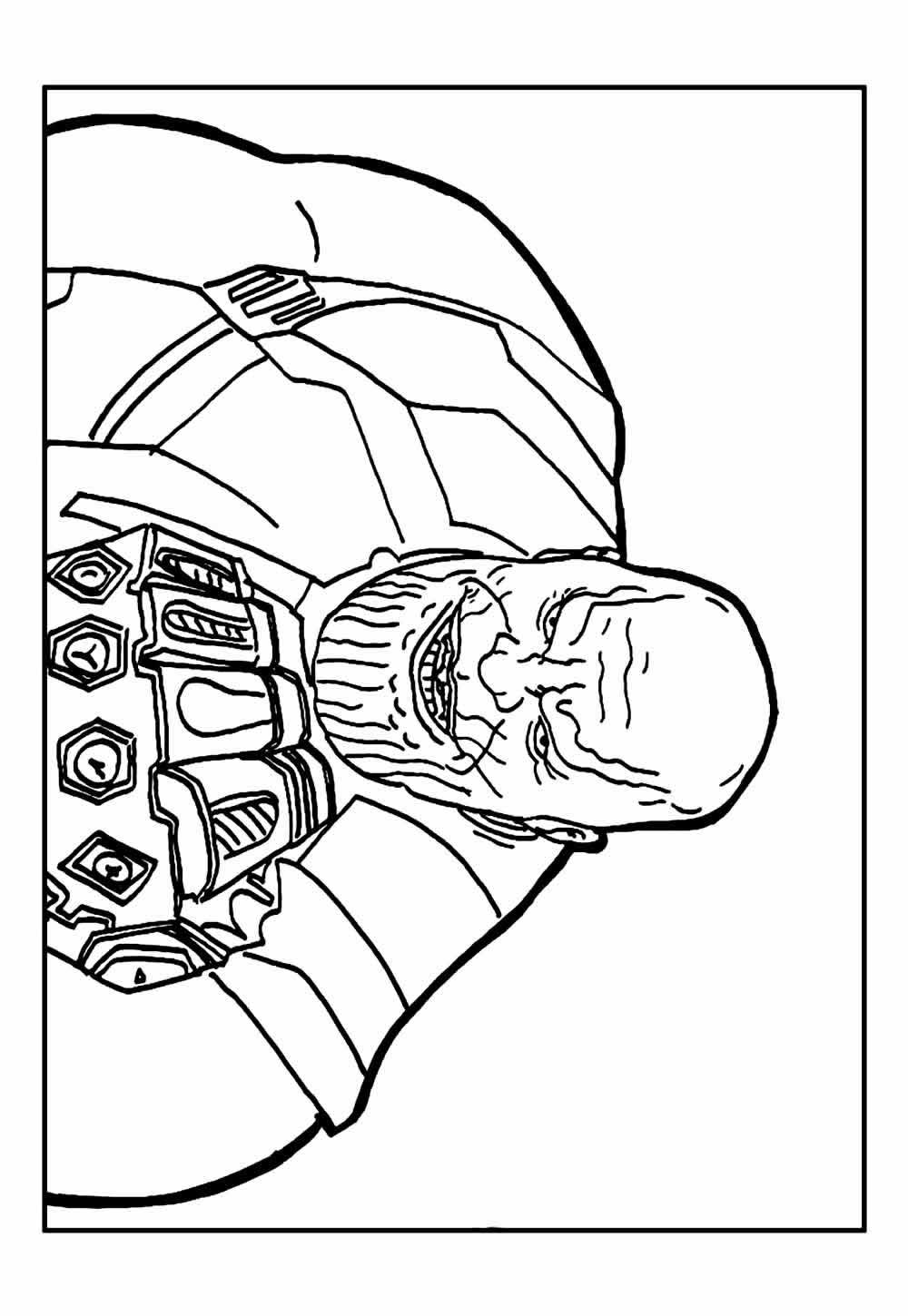 Desenho de Os Vingadores (Avengers) para imprimir