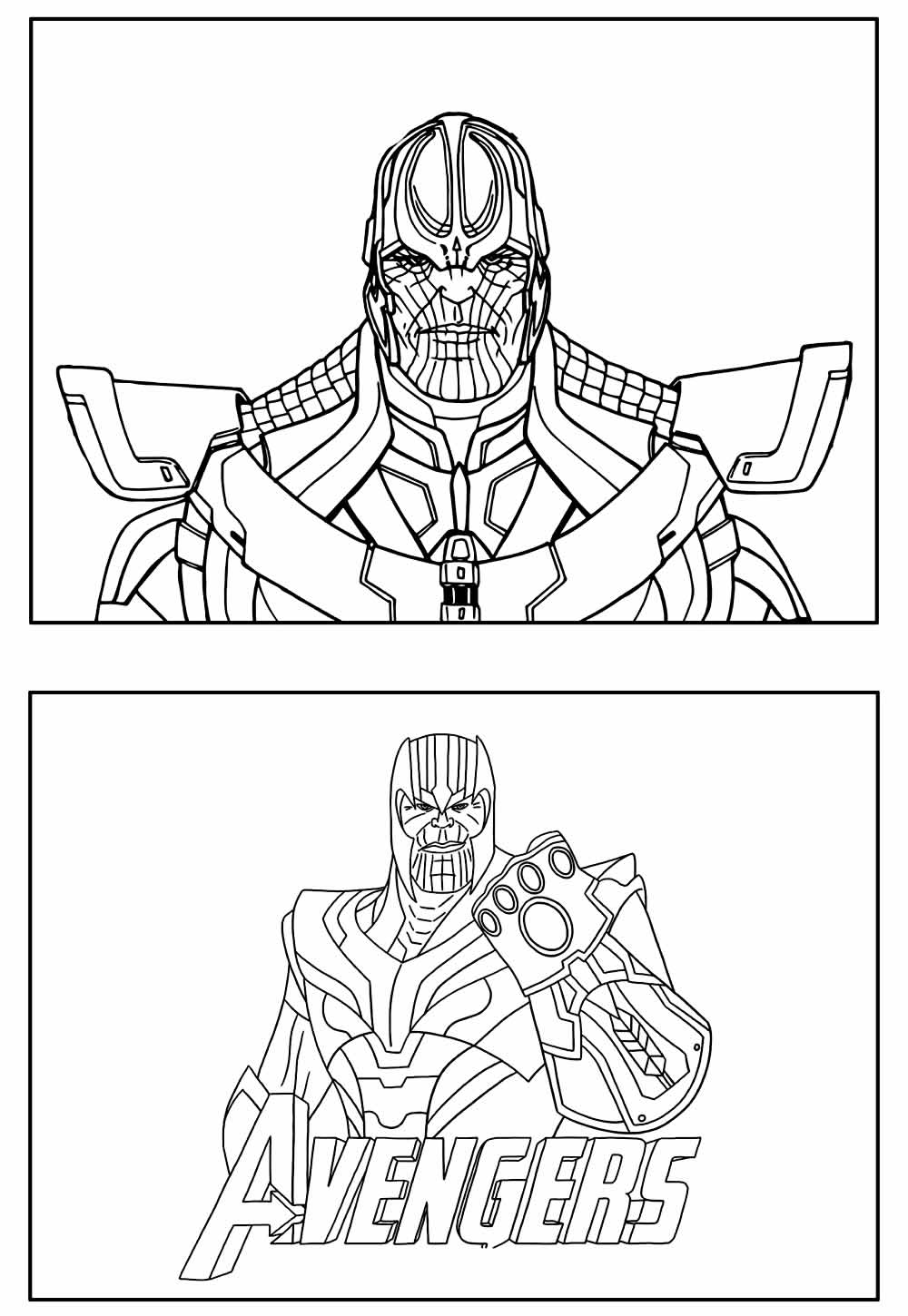 Desenho de Os Vingadores (Avengers) para imprimir