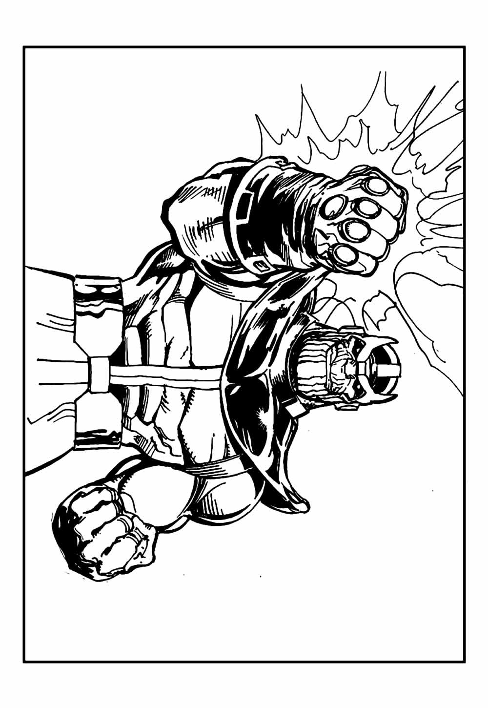 Desenho de Os Vingadores (Avengers) para imprimir