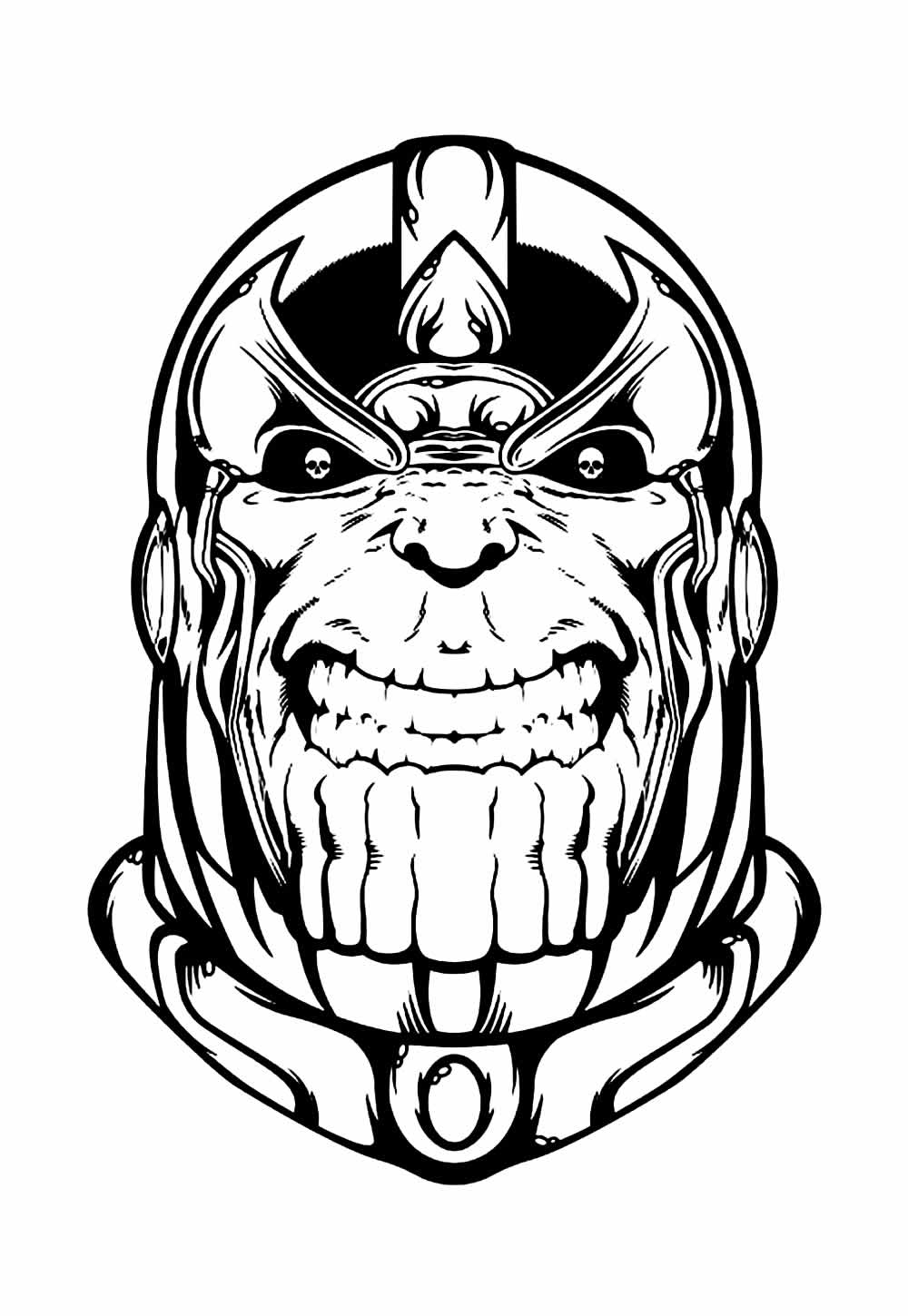 Desenho de Os Vingadores (Avengers) para imprimir