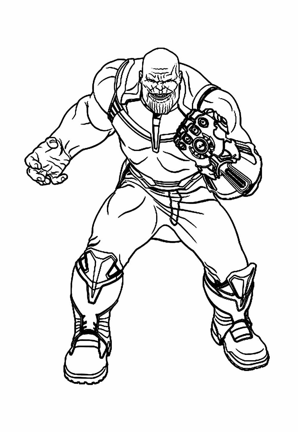 Desenho de Os Vingadores (Avengers) para imprimir