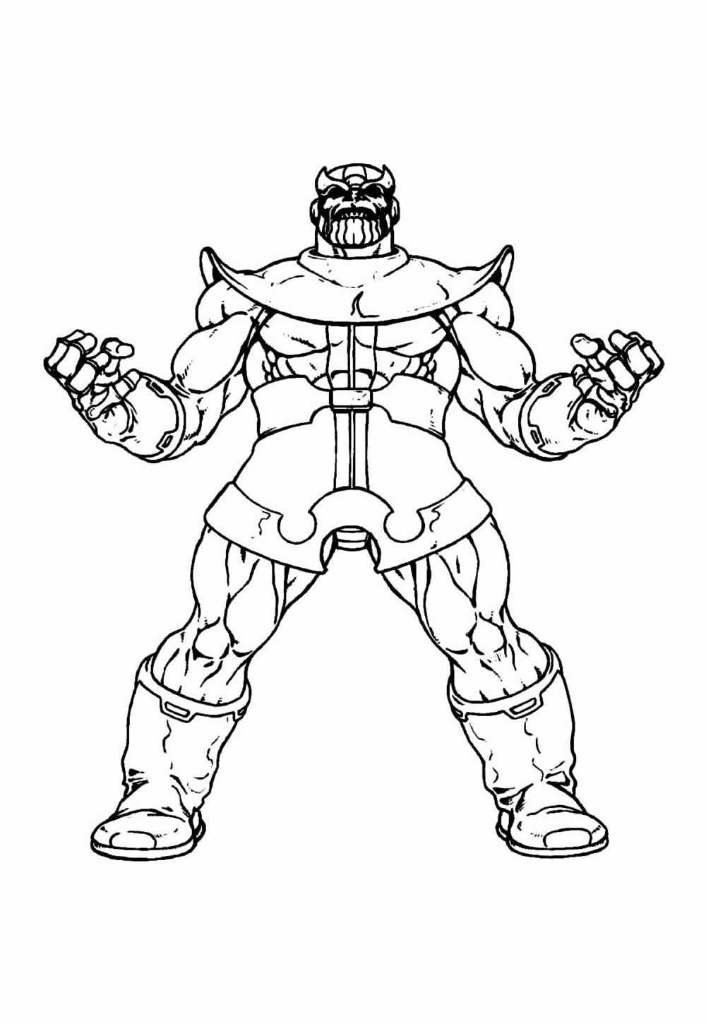Desenho de Os Vingadores (Avengers) para imprimir