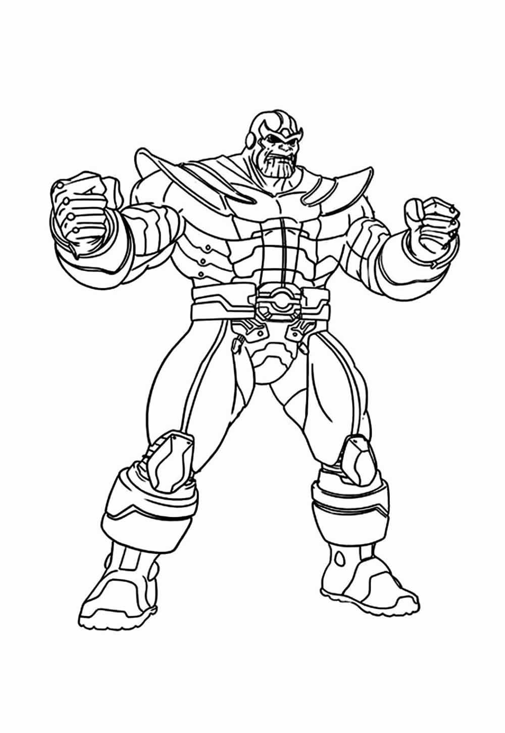 Desenho de Os Vingadores (Avengers) para imprimir