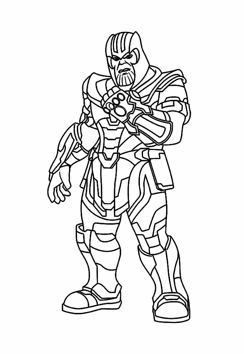 Desenho de Os Vingadores (Avengers) para imprimir