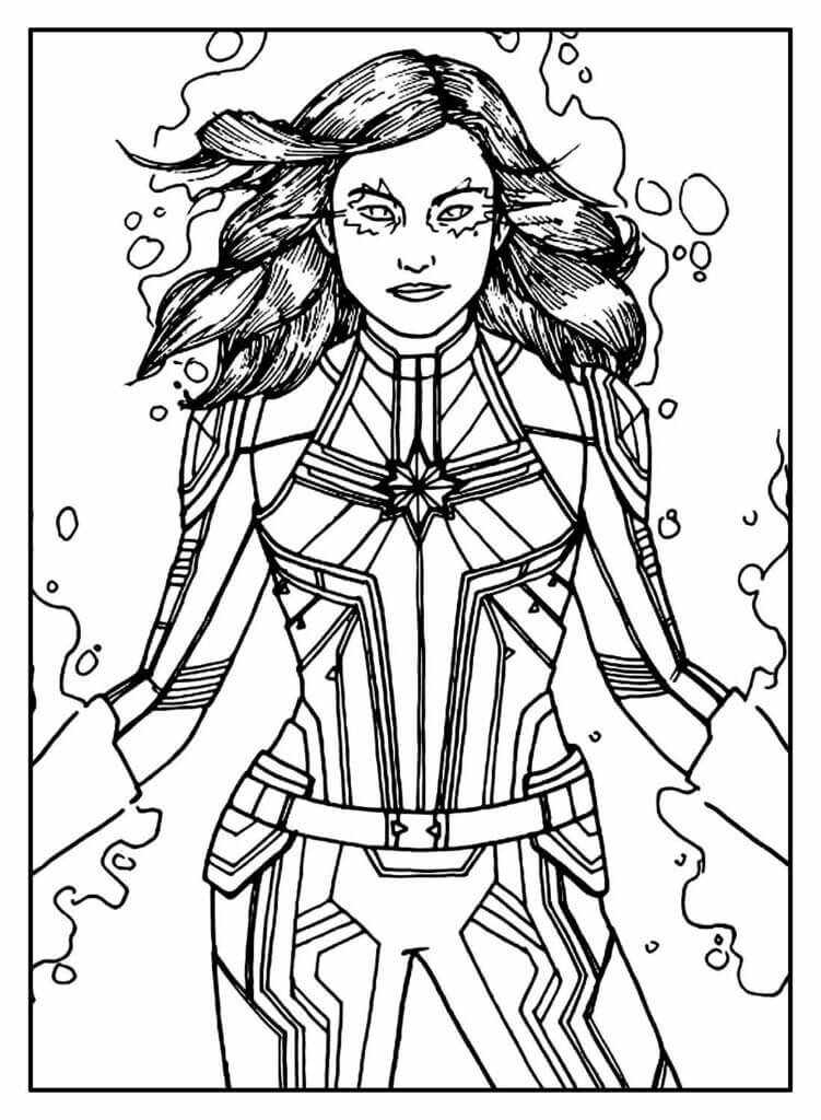 Desenho de Os Vingadores (Avengers) para imprimir