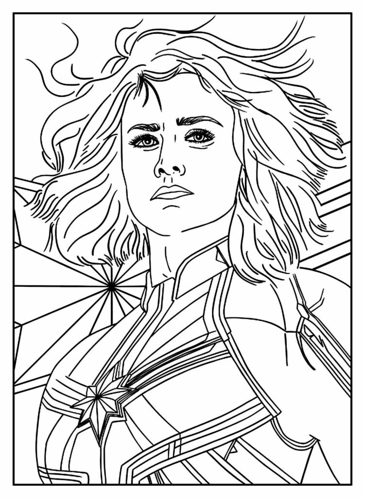 Desenho de Os Vingadores (Avengers) para imprimir