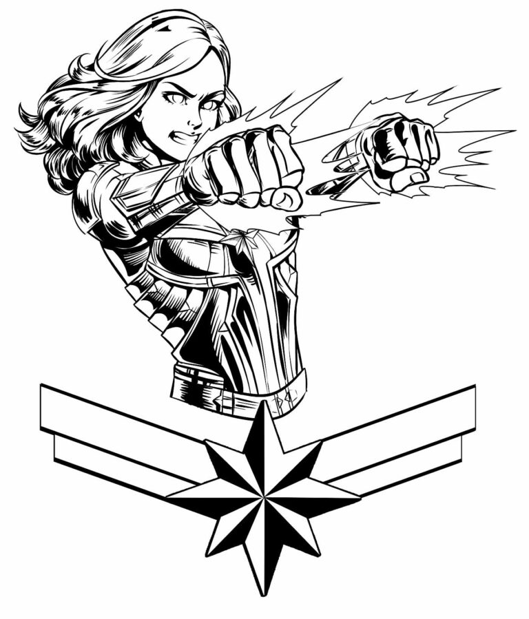 Desenho de Os Vingadores (Avengers) para imprimir