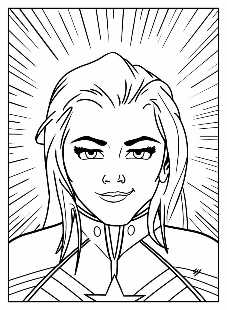 Desenho de Os Vingadores (Avengers) para imprimir