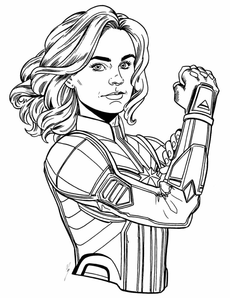 Desenho de Os Vingadores (Avengers) para imprimir