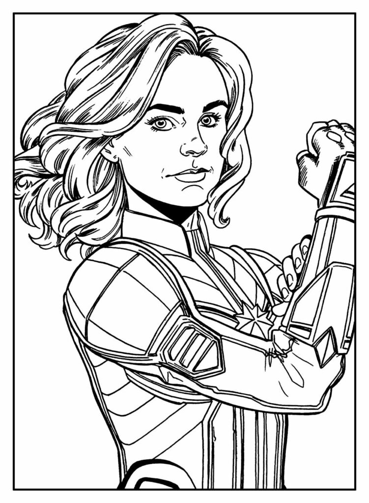 Desenho de Os Vingadores (Avengers) para imprimir