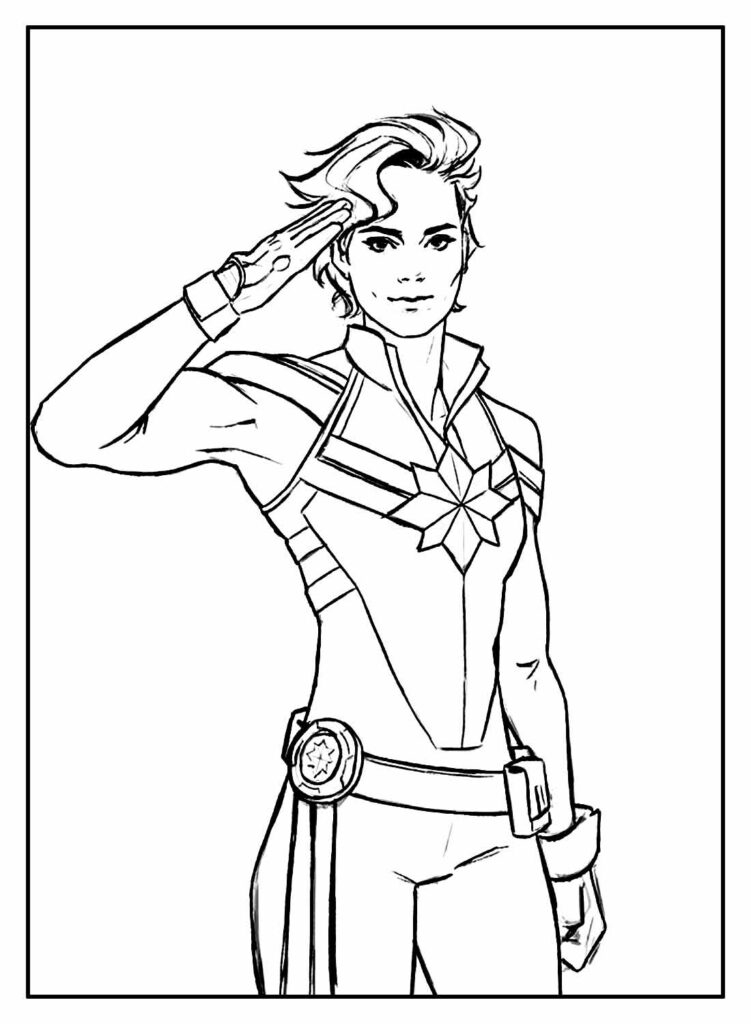 Desenho de Os Vingadores (Avengers) para imprimir