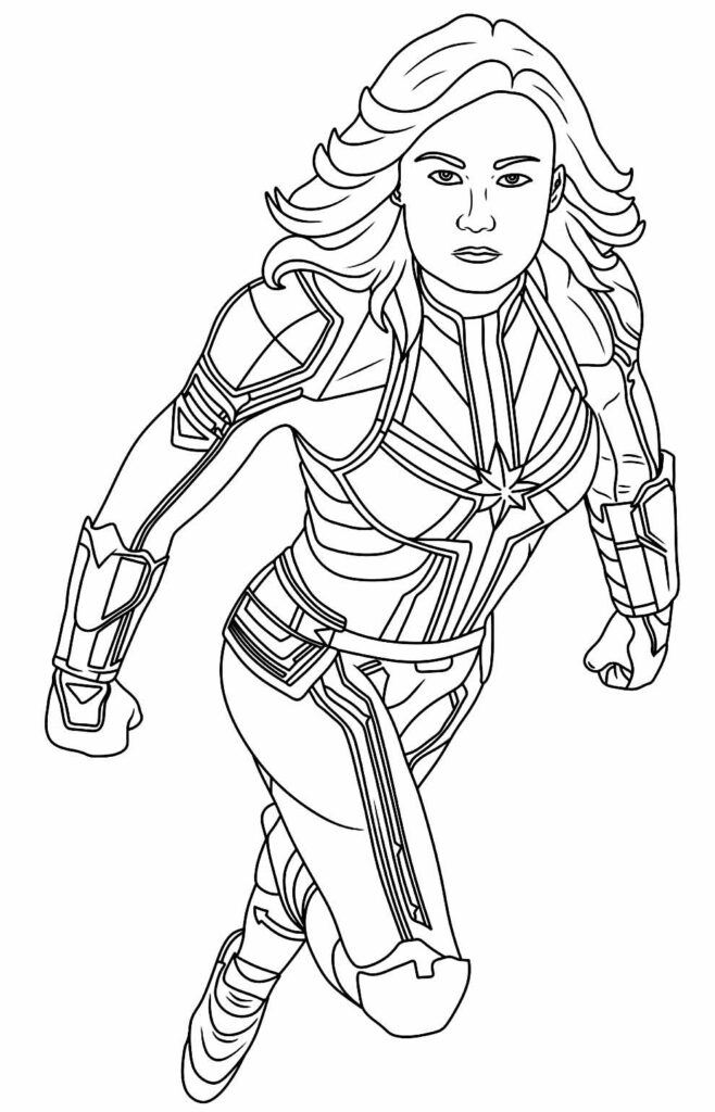 Desenho de Os Vingadores (Avengers) para imprimir