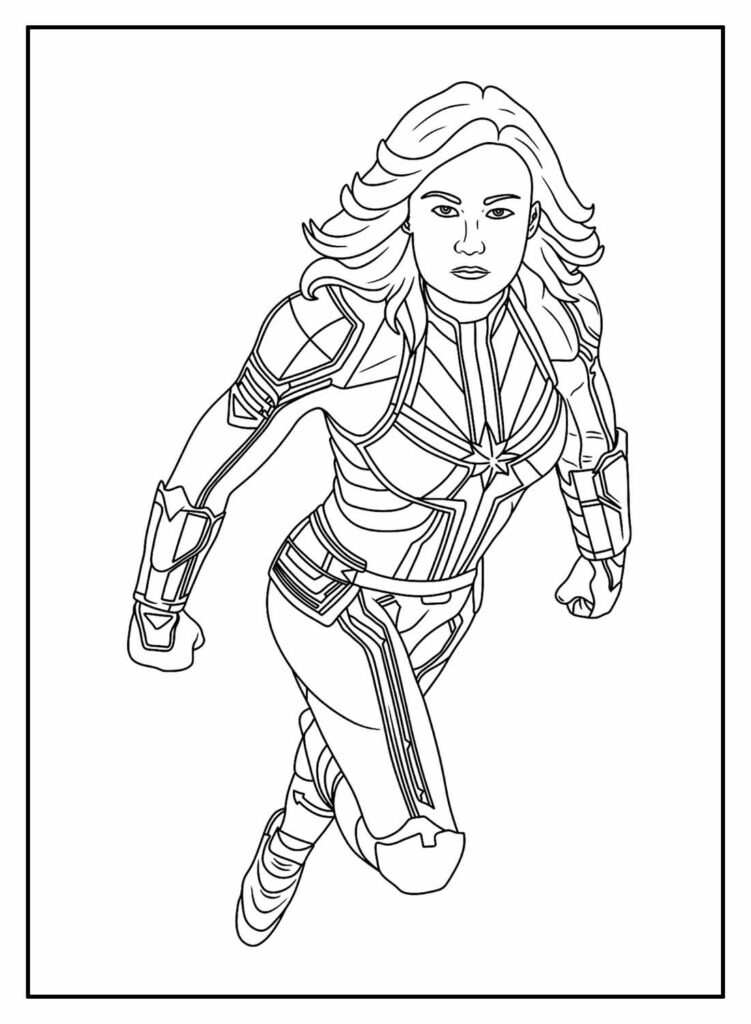 Desenho de Os Vingadores (Avengers) para imprimir