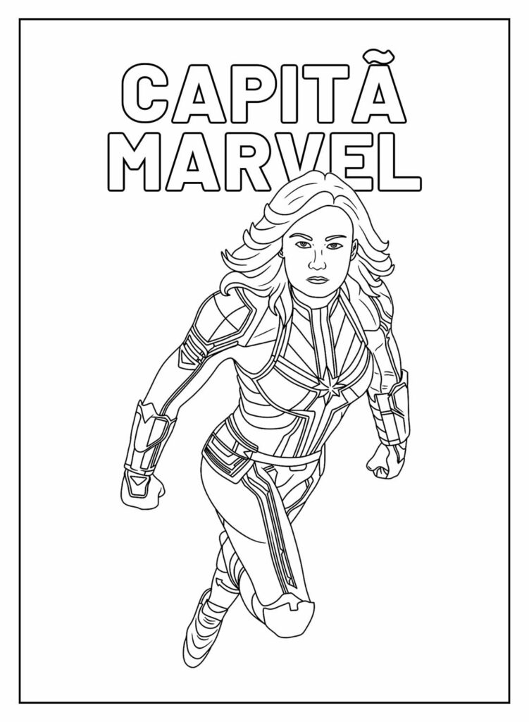 Desenho de Os Vingadores (Avengers) para imprimir