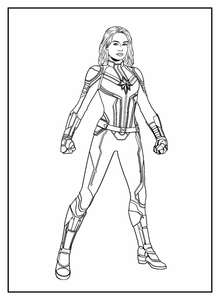 Desenho de Os Vingadores (Avengers) para imprimir
