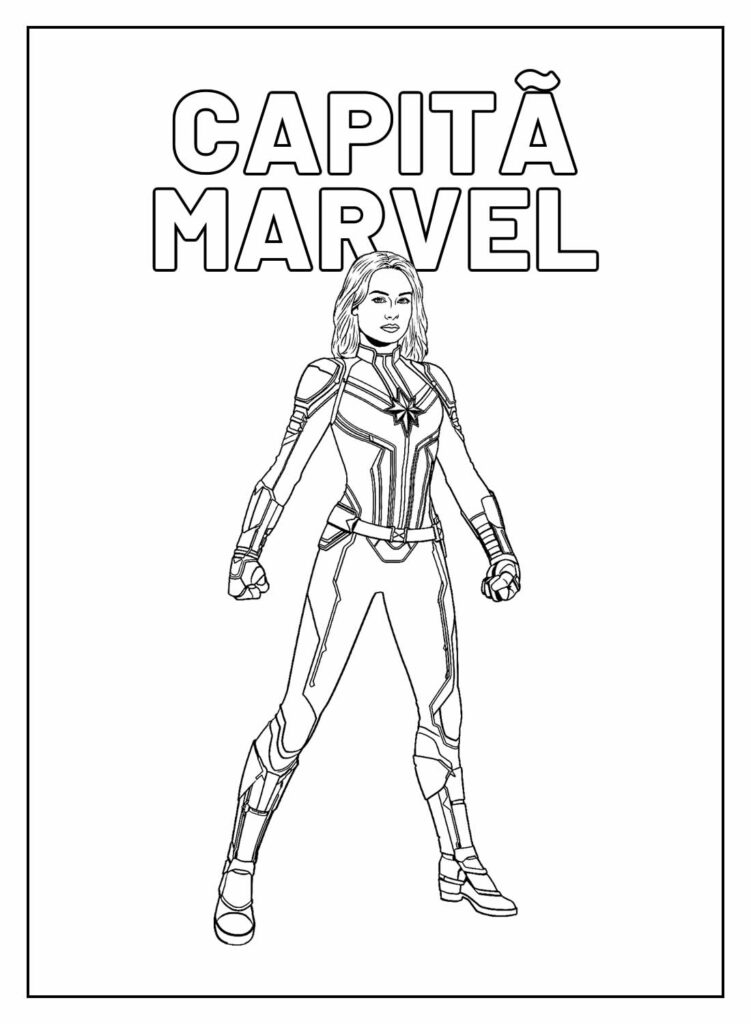 Desenho de Os Vingadores (Avengers) para imprimir