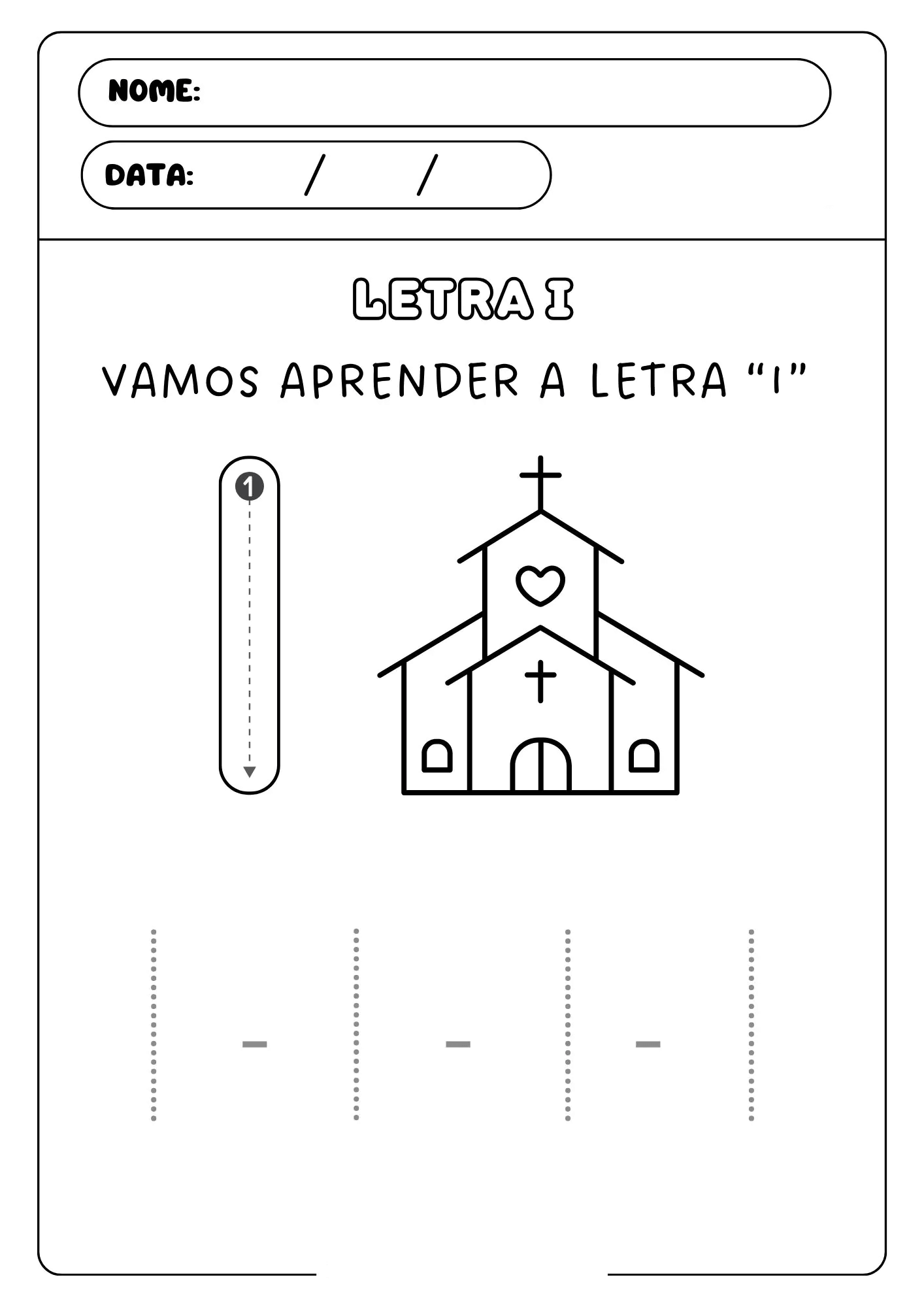 Desenho de Vogais para imprimir