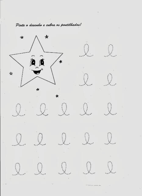 Desenho de Vogais para imprimir