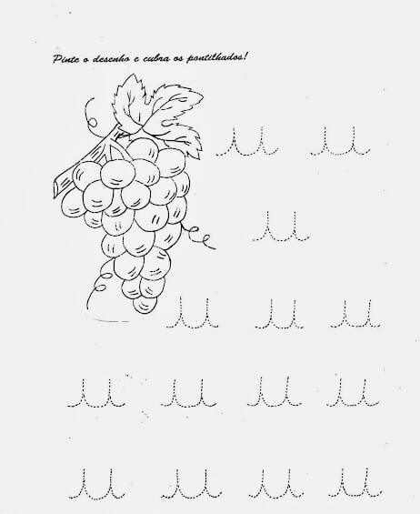 Desenho de Vogais para imprimir