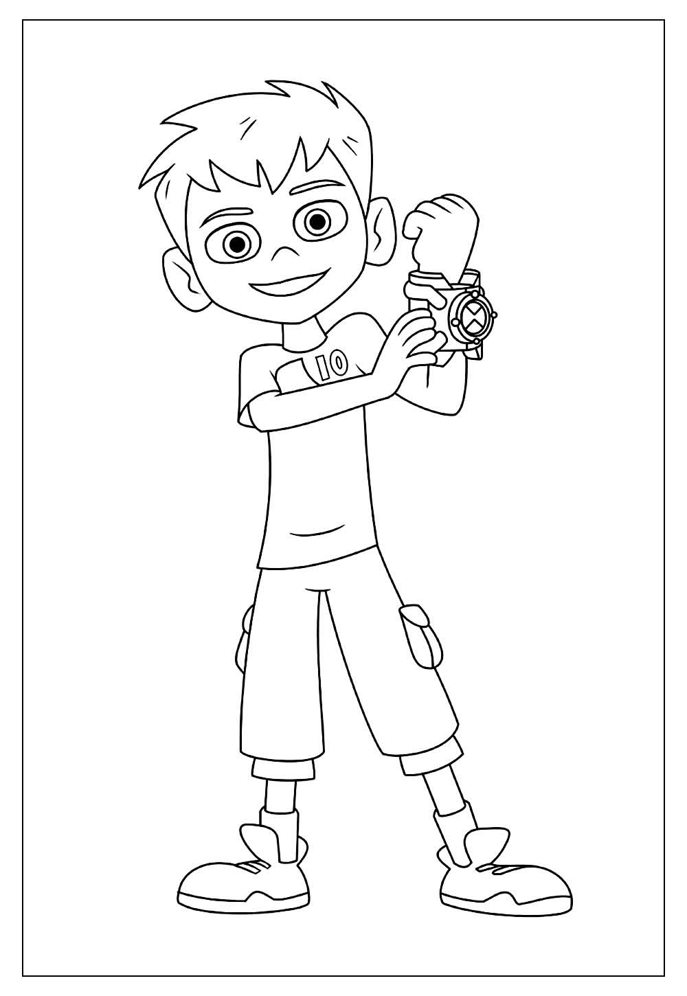 Desenho de Ben 10 para imprimir