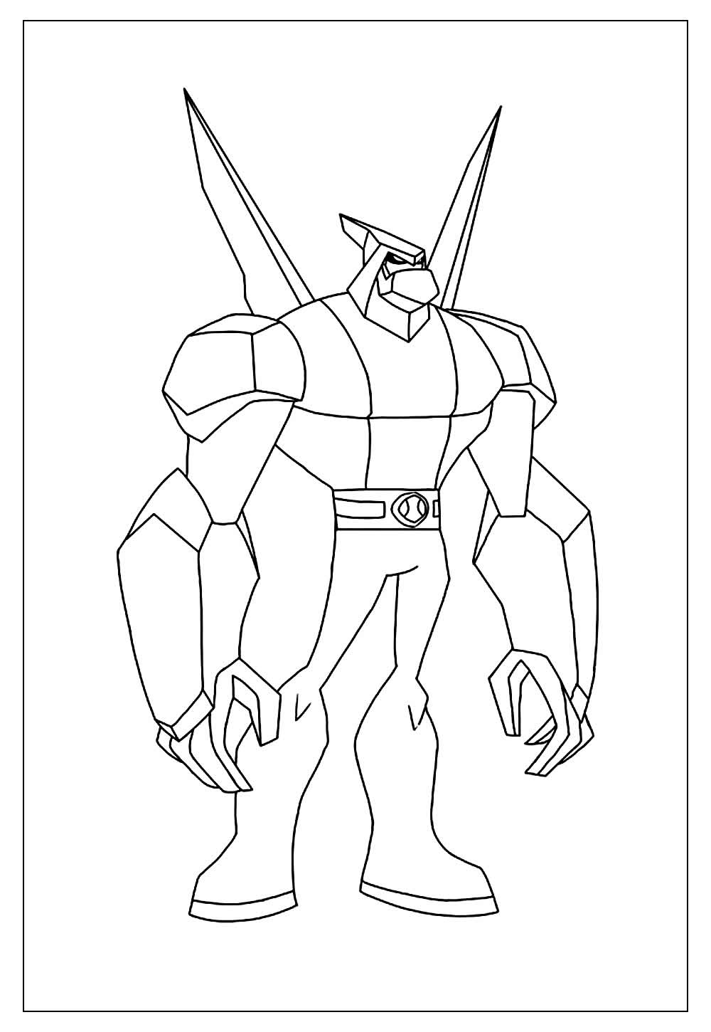 Desenho de Ben 10 para imprimir