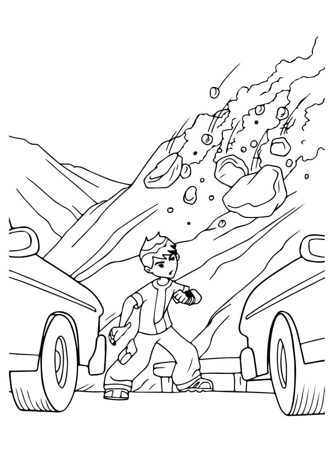 Desenho de Ben 10 para imprimir